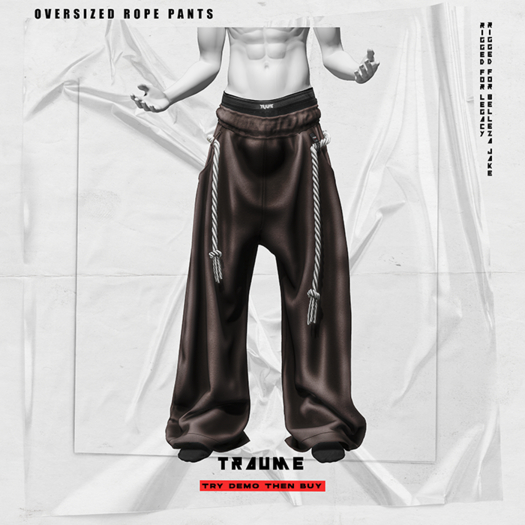 [Traume] Oversized Rope Pants 06