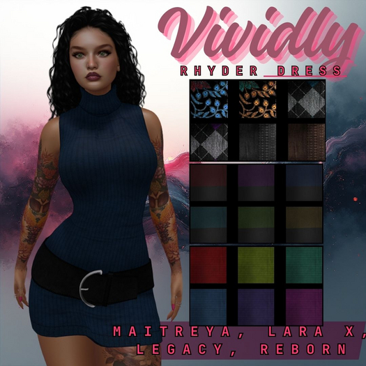 Vividly - Rhyder Belted Dress
