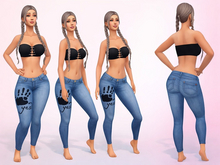 Full Perm Big Butt Jeans