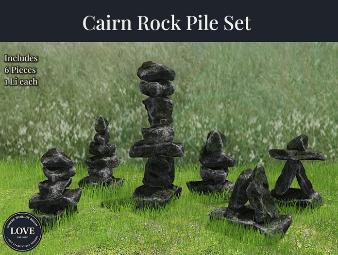 LOVE - CAIRN ROCK PILE SET