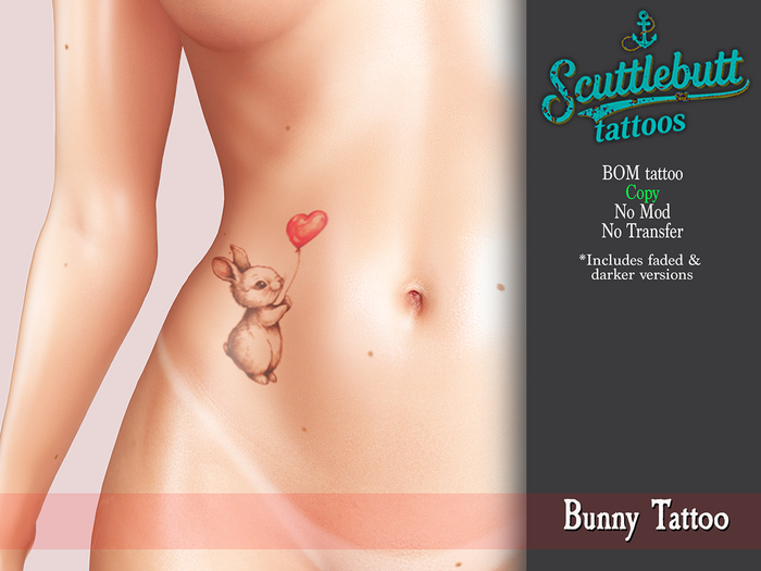 .::Scuttlebutt::. Bunny Tattoo