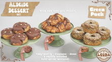 - Legna - Aldeide Dessert Set (Green Pack)