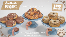 - Legna - Aldeide Dessert Set (Blue Pack)