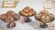 - Legna - Aldeide Dessert Set (Black Pack)