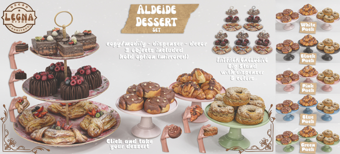 - Legna - Aldeide Dessert Set (Fatpack)