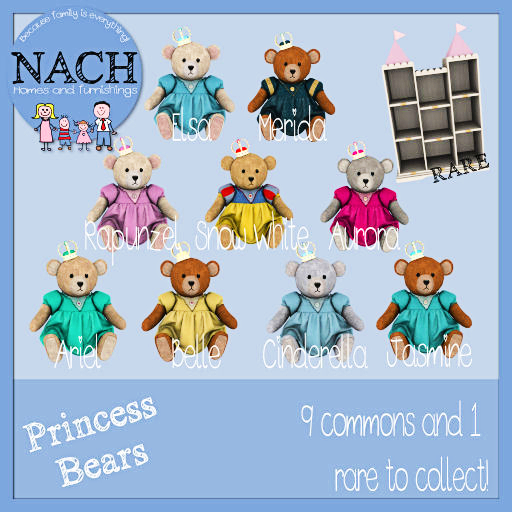 7. NACH Ariel Princess Bear