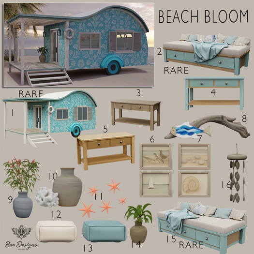09 Bee Designs Beach Bloom