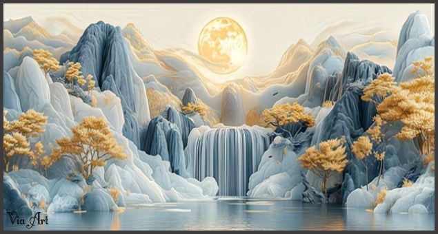 Waterfall Wall Art