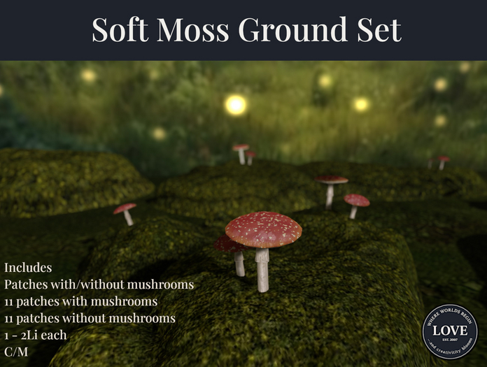 LOVE - SOFT MOSS GROUND SET