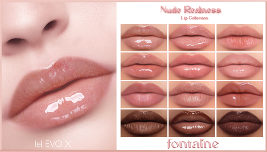 Fontaine Cosmetics - Nude Realness Lip Collection