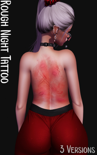{Absolutely You} Rough Night / / Back Tattoo Set