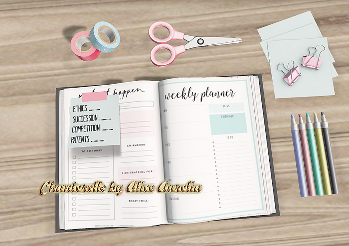 *Tentacio* Little things my planner