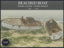 LOVE - BEACHED BOAT - 4 VERSIONS