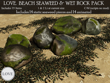 LOVE - BEACH SEAWEED & WET ROCK PACK 