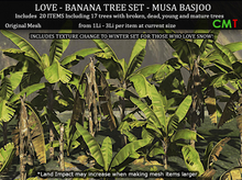 LOVE - BANANA TREE SET