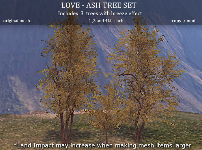 LOVE - ASH TREE SET