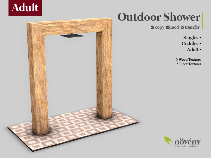 Noveny - Outdoor Shower - Adult
