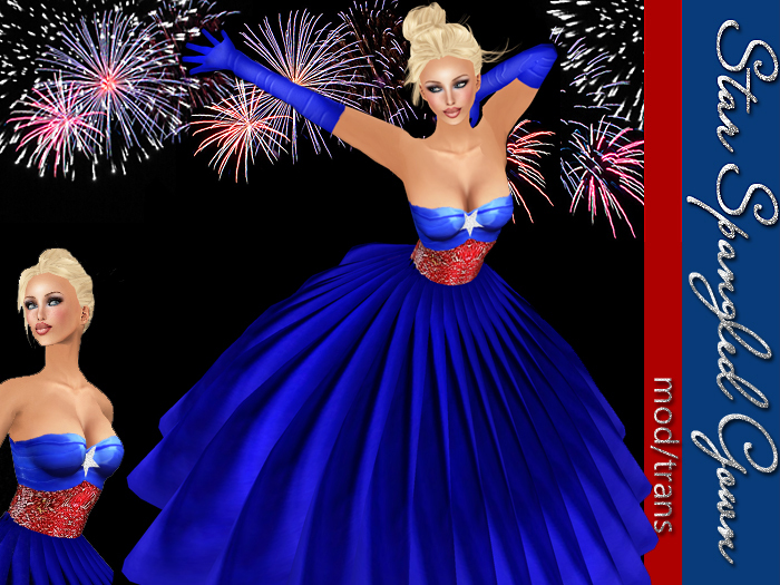 Star Spangled Gown - MOD/TRANS