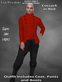Cossack in Red Outfit 