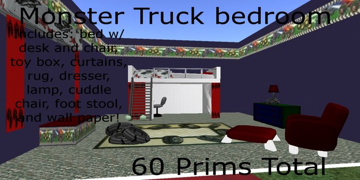 Monster Truck bedroom