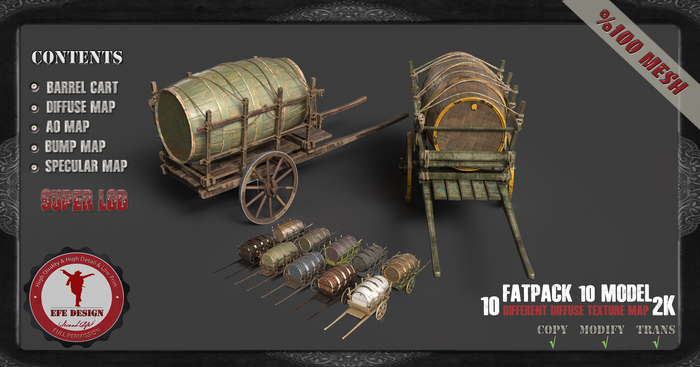 (Efe Design) Barrel Cart Fatpack Full Perm
