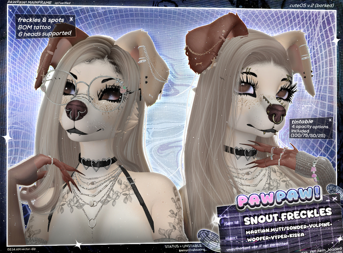 [PAWPAW!] Snout Freckles