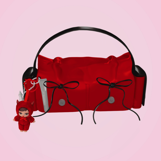 #Loveholic - Holly Bag (Red&Devil Keychain)