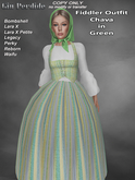 Chava in Green Outfit 