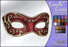Mardi Gras Mask "Civetta Curia" Masquerade by Illusions