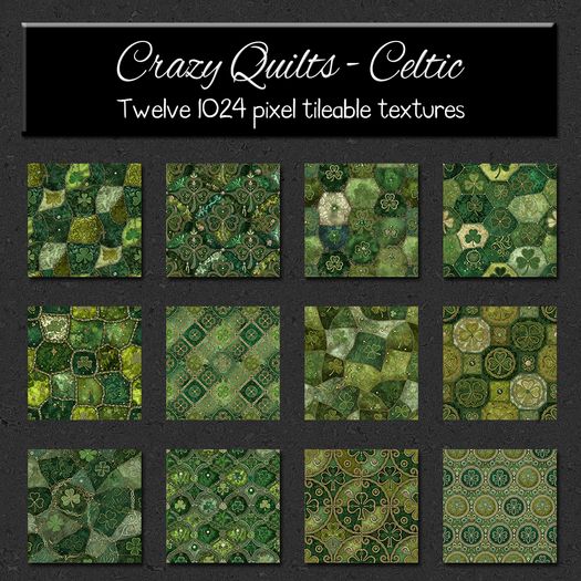 *Wallflowers* Crazy Quilts - Celtic
