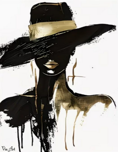 Modern Abstract Woman Art