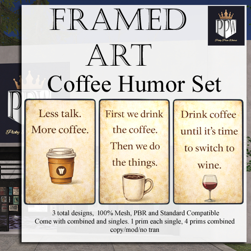 PPW - Art Decor Coffee Humor Set (ADD)