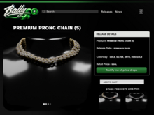 'BALLYCO' Premium Prong Chain Gold