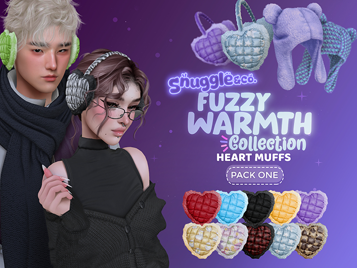 Snuggle&Co. // Heart Muffs - PACK 1