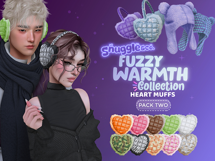 Snuggle&Co. // Heart Muffs - PACK 2