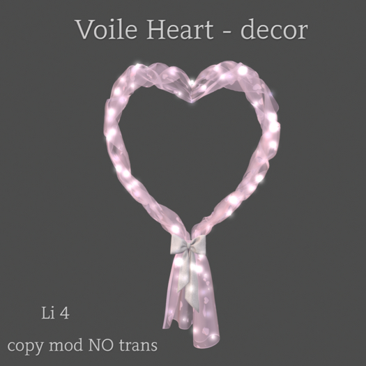 VOILE HEART (add)