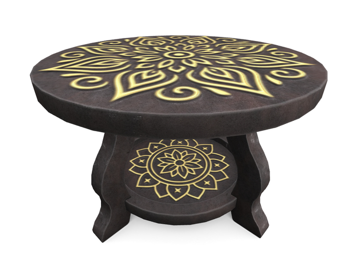 01 Spirit & Stone - Etched Table