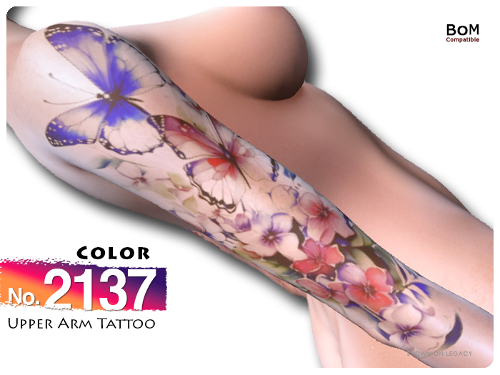 (Upper Arm Tattoo) No.2137 Color