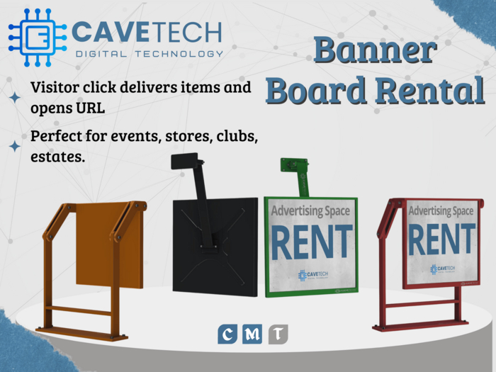 CaveTech - Banner Board Rental