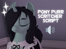 Pony Purr for Head Scritcher