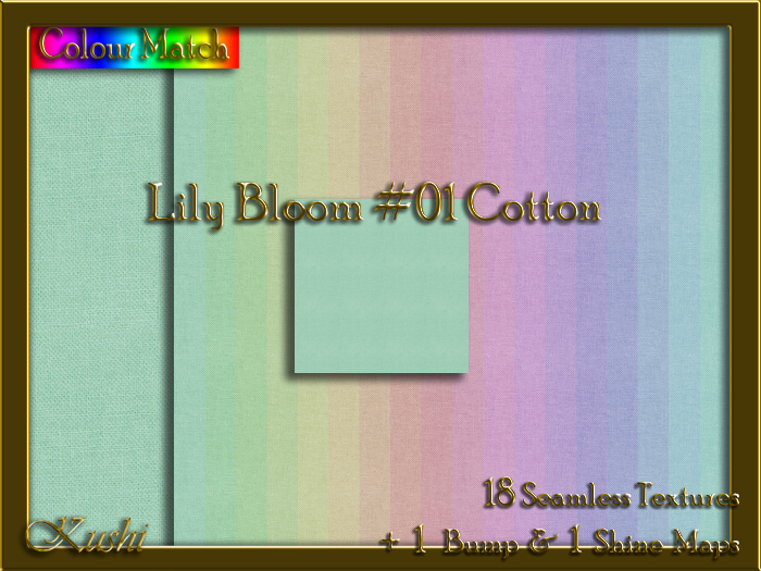 Lily Bloom #01 COTTON Texture Pack