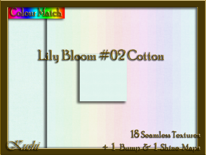 Lily Bloom #02 COTTON Texture Pack