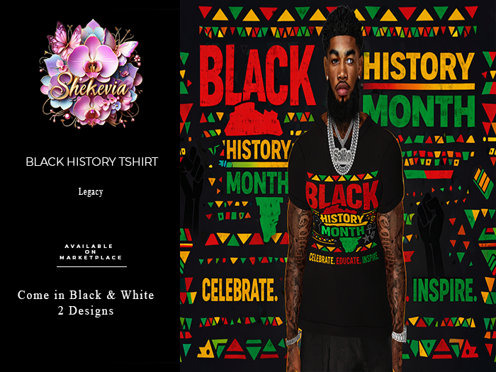 [SHEKEVIA] BHM Shirts Male