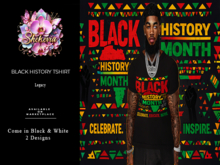 [SHEKEVIA] BHM Shirts Male
