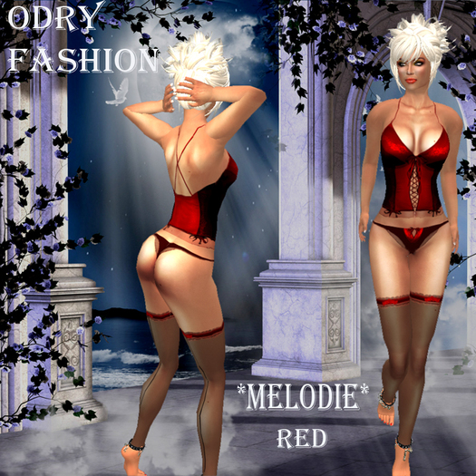 *MELODIE* RED LINGERIE