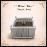 DFS Decor Planter - Garden Post - ACTUAL ITEM