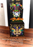  Mardi Gras Marigold Gnome In The Box Planter