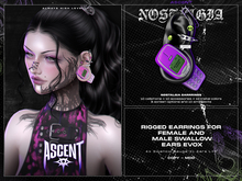 ASCENT - Nostalgia Earrings (Swallow Gauge Ears XL)