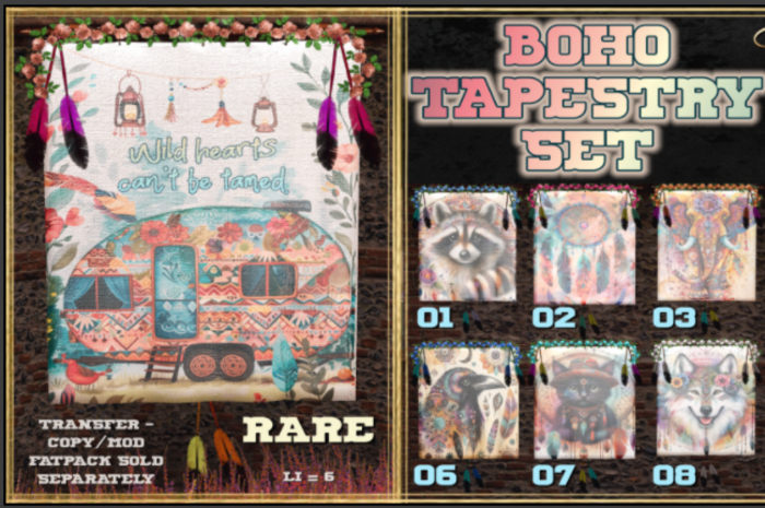 )O( GC: Boho Tapestry Set  RARE