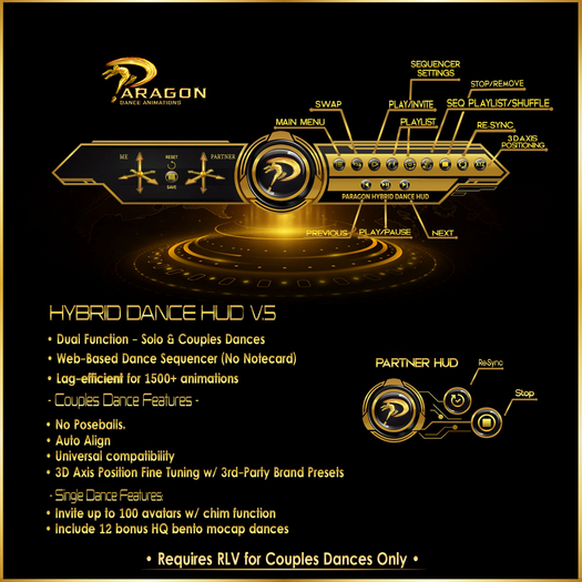 Paragon Hybrid Dance HUD